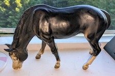 Breyer #142 Black Grazing Mare Traditional Vintage picture