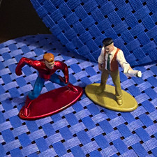 Jada Toys Marvel Nano Metalfigs 1:64 Metal Peter Parker J Jonah 33933 33936 picture