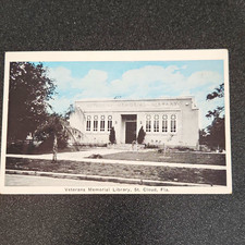 Veterans Memorial Library St. Cloud FL Unposted Auburn Card Co. picture