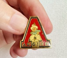 Vintage University of Texas A&M Aggies Hat Lapel Pin ~ Ol’ Sarge picture