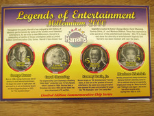 FOUR $5 CHIPS---HARRAHS 