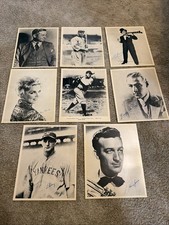 vintage autograph lot Of 8 Ink Signed - Ruth, Cobb, James, Lewis, More picture