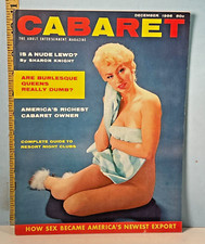 December 1956 Cabaret Pin-Up Cheesecake Risque Magazine EX picture