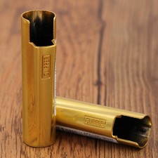 2Pcs Golden Metal Shell Case Holder Cover for Original Clipper Lighters CP22 picture