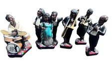 VTG 1994 Enesco ALL THAT JAZZ Parastone 5 Piece Band Matching Figurines FreeShip picture