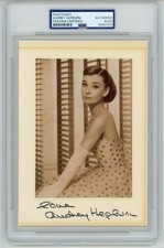 Audrey Hepburn ~ Signed Autographed Photograph ~ PSA DNA Encased picture