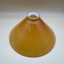 Cased Amber Glass Cone Lamp Shade 10