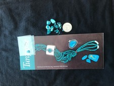 Turquoise lot 5 natural stone .5oz. picture