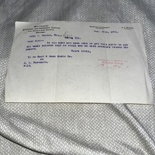 1886 Letter from Merchants’ Protective and Collection Agency Chicago to Attorney picture