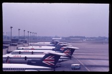 SL44 Slide 1970's BEA Trident Jet Aircraft Airport Tarmac 693a picture
