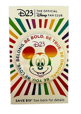 RARE Disney The Official Fan Club D23 Button NEW picture