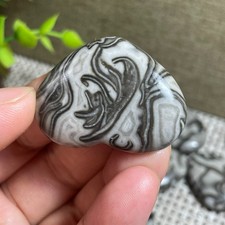 1pc Wholesale Picasso Jasper Carved Polished Heart Stone Healing Crystal Mineral picture