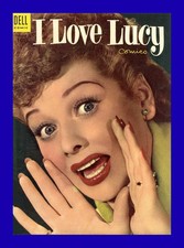 I Love Lucy #3 - 1st Standalone Issue Lucille Ball Photo Cover - Dell 1954 VF/NM picture