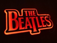 The Beatles Logo 3D LED LightBox - Illumination - Red Version -L@@K- picture