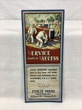 1930 INDIANAPOLIS SPEEDWAY SERVICE IS SUCESS PUBLIX PRESS CHICAGO BLOTTER picture