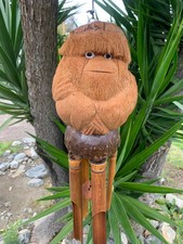 Coconut Monkey Bamboo Wind chime picture