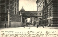 New York City New York NY Bridge of Sighs Rotograph Co. c1905 Vintage Postcard picture