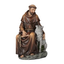 BC Catholic Saint Francis Statue, 10.5