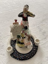 NOI VOLKOV Russian American Artist Porcelain Sculpture Shabbat Candle Holder picture