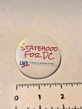 2020s League of Women Voters Washington DC StateHood Button Collectible 2