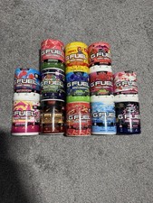 Lot of 13 Empty G Fuel Tubs - RARE Discontinued OG Flavors Collectors Display picture