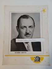 1938 Raymond Griffith, Roy Del Ruth Promotional 9x12 ad clipping picture