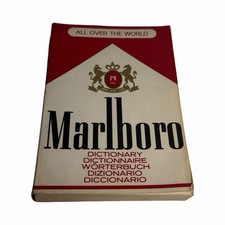 VG+ Vintage/90s Rare Marlboro Advertising Memorabilia: Dictionary picture