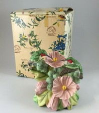Enesco National Audubon Society Porcelain Musical Anna's Hummingbird 117072 NEW picture