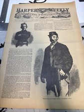 Antique Copy Of Harper’s Weekly May 1861 Rare In Excellent Condition picture