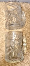 LN Set of (2) 90s McDonalds/BATMAN FOREVER (Batman & Robin) 8oz. Frosted 3D Mugs picture