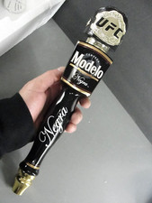 MODELO NEGRA DRAFT BEER TALL BAR TAP HANDLE BLACK GOLD UFC BELT 13.5