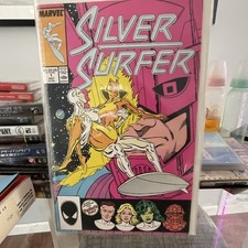 Marvel Silver Surfer #1 (1987) Stan Lee Galactus Copper Age Comic Book picture