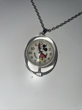 Vintage 70's Mickey Mouse Bubble Bradley Watch Walt Disney INOP picture