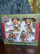 Enesco Disney Jim Shore Mickey & Friends Figurine Ornaments Minnie Goofy Donald picture