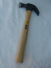 STANLEY 16 oz. Curve Claw Hammer Wood Handle 51-616 Light Duty Home *VGUC* picture