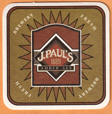 Old Dominion Brewing Co  J Paul's Amber Ale  Beer Coaster Ashburn VA picture