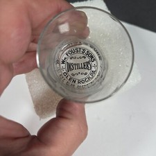 Wm Foust's Son Distillers Black Label Under Glass Shot Glen Rock York Co PA picture