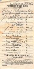Geo. H. Rundle Co. Piqua Ohio 1910s Patent Medicine Order Form picture