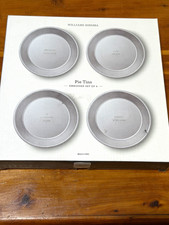 Williams Sonoma Embossed Metal Pie Tins 9