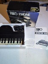 Vintage 1985 Columbia Crusader Baby Grand Piano Landline Telephone Model PN-10  picture