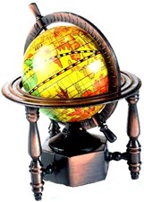 World Globe Die Cast Metal Collectible Pencil Sharpener picture