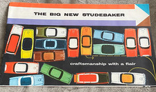 Vintage 1956 Big New Studebaker ~ Craftsmanship with a Flair ~ Sales Leaflet picture