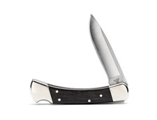 Buck 110 Nickel Silver Drop Point Folding Hunter Knife Made in USA 0110BRS12-B picture