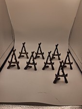 Vintage Brass Twig And Branch Display Easels Set Of 8 Perfect For Knives /Cards picture