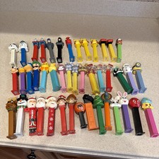 Lot Of 44 Pez Candy Dispensers with feet picture