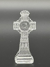24% Lead Crystal Galway Crystal Celtic  Cross By: Galwayirish Crystal picture