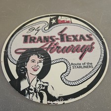 VINTAGE 1951 TRANS-TEXAS AIRWAYS 12