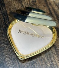 Vintage YSL Yves Saint Laurent Robert Goosens Jeweled Heart Compact picture