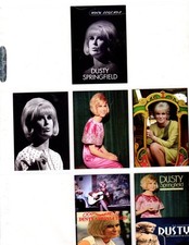DUSTY SPRINGFIELD     CUSTOM   NOVELTY TRADING CARD 6 CARDS   SET picture