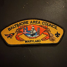 Baltimore Area Council Maryland Boy Scouts Council Shoulder Patch CSP picture